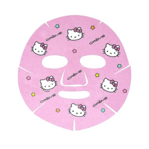 The Crème Shop x Hello Kitty Ready To Glow Printed Essence Sheet Mask, Aloe Vera Face Masks for Dry Skin - 3 Pack thumbnail 2