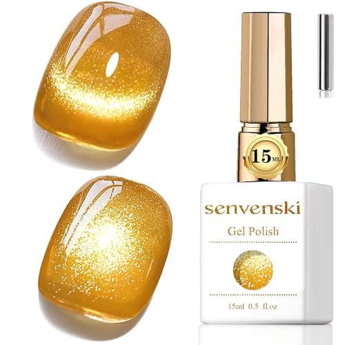 yellow cateye nail polish - Image 1