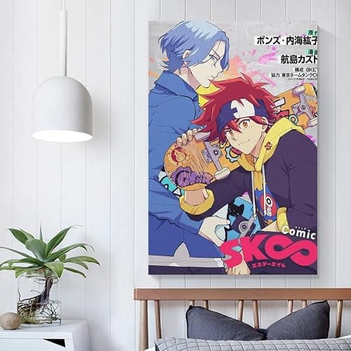 Anime Posters Sk8 The Infinity Official Art Wall Art Prints Wall Pictures for Bedroom Wall Art Paintings Canvas Wall Decor Home Decor Living Room Decor Aesthetic 08x12inch(20x30cm) Unframe thumbnail 6