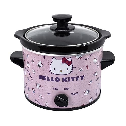 Uncanny Brands Hello Kitty 2qt Slow Cooker - Cook With Your Favorite Sanrio Characters thumbnail 3