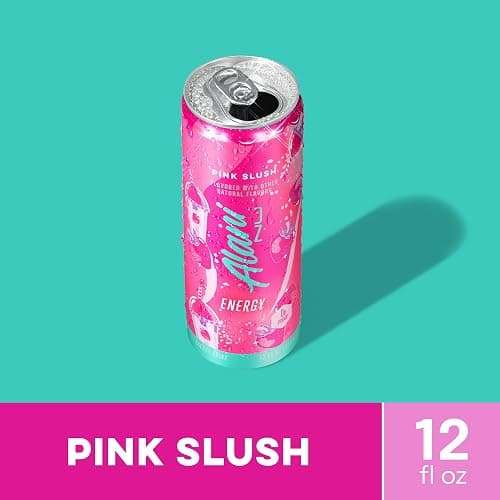 Alani Nu PINK SLUSH, Sugar Free, Low Calorie Energy Drinks, 200mg Caffeine, Biotin, B Vitamins, Zero Sugar, 10 Calories, 12 Fl Oz Cans, 12 Pack thumbnail 2