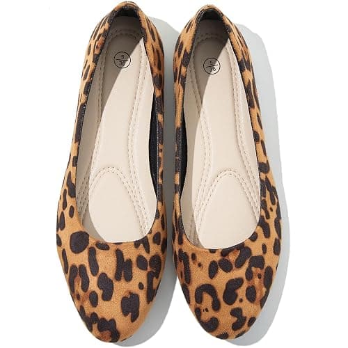 Shupua Flats for Women Round Toe Flat Shoes Dressy Black Ballet Flats Comfortable Womens Dress Shoes Ballerina Flats for Work - Image 1