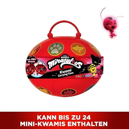 BANDAI - Miraculous Ladybug - Miracle Box mit 4 Kwamis inklusive - Miraculous Kwamis Mini-Figuren Set - Offizielle Lizenz - Aufbewahrungsbox mit Griff - Spielzeug für Kinder ab 4 Jahren - P50591 thumbnail 5