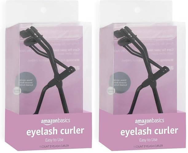 Amazon Basics Eyelash Curler, Black (Pack of 2) - Image 1