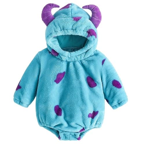 Thorn Tree Baby Boy Girl Halloween Costumes Warmly Hooded Romper Unisex Infant Baby Fall Winter Clothes - Image 1