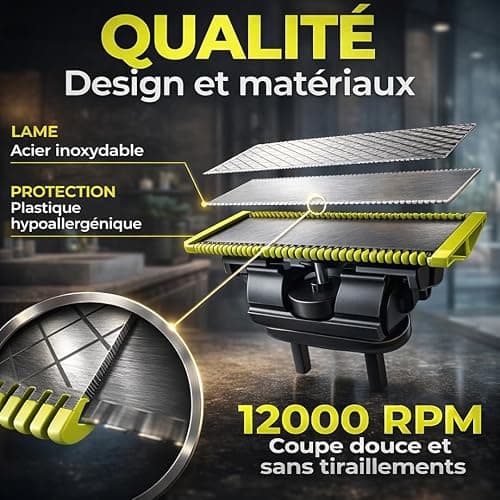 Lot 2 Lames de Rechange RazorBlade pour Rasoir Électrique comptatible OBlade QP220 QP2824 QP2724 QP2520 QP2630 QP65XX One Blade Lame en Acier Inoxydable remplacement pour Rasoirs Tondeuse Rasage lama thumbnail 2