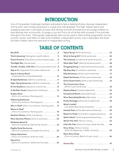 Scholastic Success with Writing Grade 1 Workbook thumbnail 2