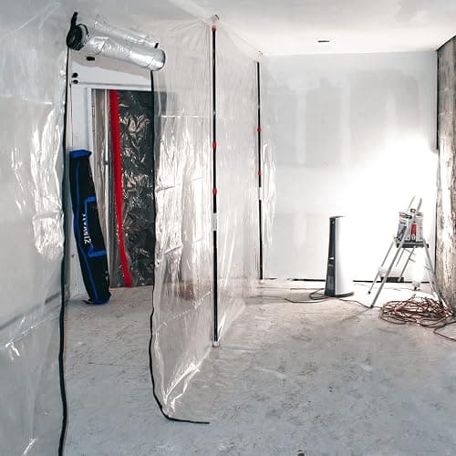 ZIPWALL ZP4 ZipPole 10 Foot Spring Barrier (Pack of 4) Loaded Poles for Dust Barriers, 4 Pack, Black thumbnail 5