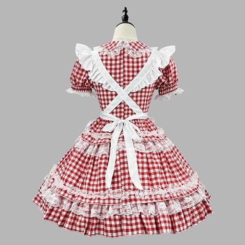 Mittelalter Kleid Damen Renaissance Elegant Princess Lolita Rokoko Partykleid Mittelalterkleid Kostüme Frauen Gothic Kleider Halloween Kleidung Midikleid Party Halloween Karneval Kostüm Cosplay thumbnail 3