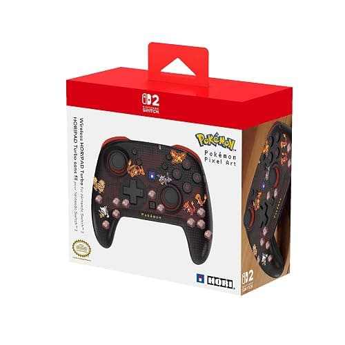 Wireless HORIPAD Turbo for Nintendo Switch 2 (Pokémon Pixel Red) Rechargeable Controller thumbnail 2