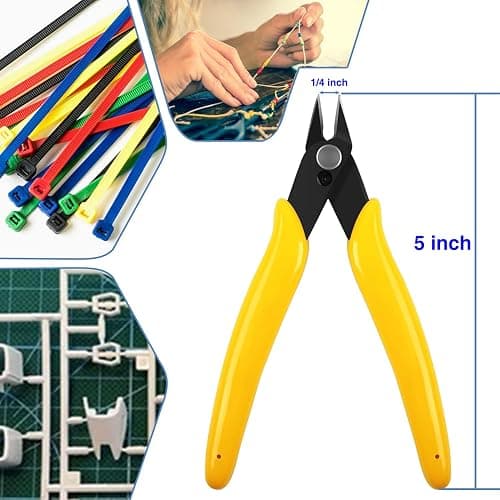 VASTOOLS Deburring Tool for 3D Printer,18pcs,10pc Multiuse Blades Removing Burr,6Pcs Needle File,Micro Wire Cutter for 3D Print, Plastic Models thumbnail 6