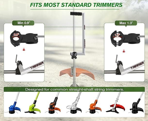 zamazi Upgraded Weedeater Handle, WeedEater Trimmer Handle Extension Lawn Ergonomic String Trimmer for Back Saver, Lawn Care and Landscaping-17.7IN thumbnail 2