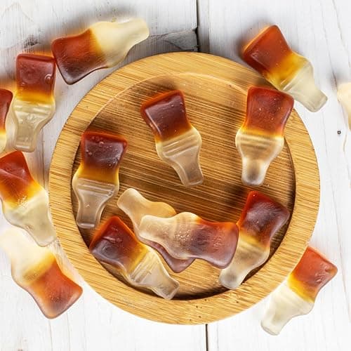 Happy Cola Gummy Candy 2 Pound Bag – Bulk Chewy Cola-Flavored Gummy Bottles Candies for Parties, Candy Buffets, Snacks, and Treats thumbnail 2