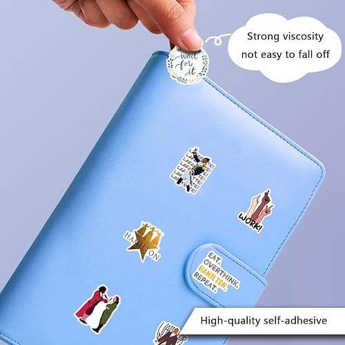 110PCS Hamiltons Merch Stickers, Cute Cartoon Aesthetic Vinyl Musicals Gifts Waterproof Decals for Laptop Bumper Skateboard Water Bottles Phone thumbnail 5