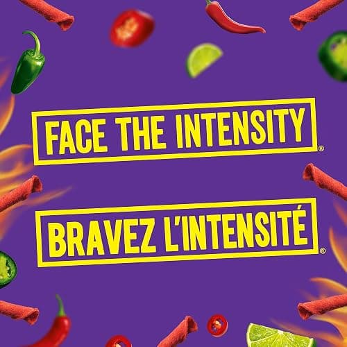 Takis Fuego Spicy Chili Pepper and Lime Rolled Tortilla Chips Loaded with Fiery Tangy Flavour, Crunchy Corn Snack, 280 Grams thumbnail 6