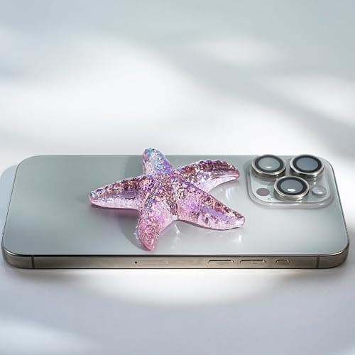 H&D HYALINE & DORA 2.8" Glass Starfish Figurine Handmade Blown Glass Starfish Figurine Tiny Crystal Sea Animals Ornament for Aquarium Decor(Pink) thumbnail 8