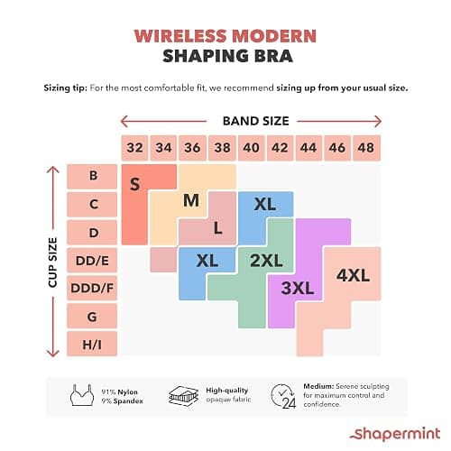 SHAPERMINT Supportive Comfort Wireless Bras for Women Full Support - Seamless Plus Size Bra, Bralette for Women Full Support thumbnail 3
