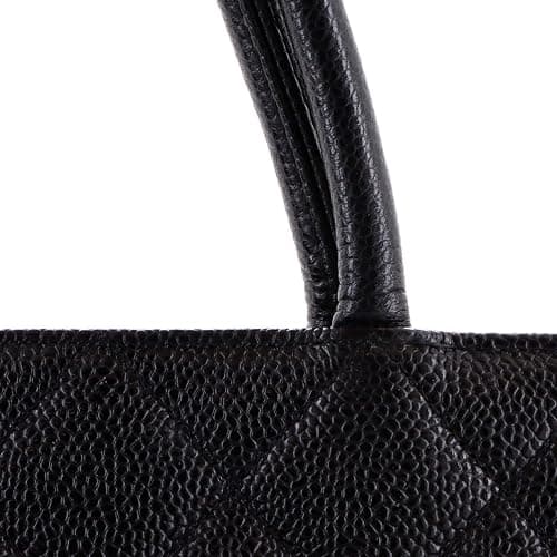 Chanel, Pre-Loved Medallion Tote, Black thumbnail 7