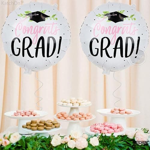 Graduation Decorations 2026 | Big Congrats Grad Balloons - 18 Inch | Congratulations Balloons for 2026 Graduation Decorations | Graduation Party Decorations 2026, KatchOn thumbnail 7