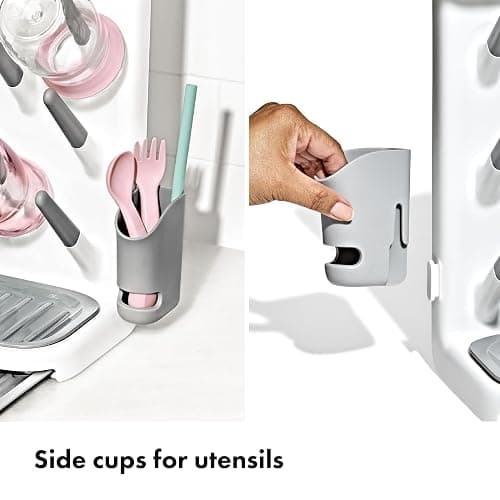 OXO Tot Expandable Drying Rack – Space-Saving Drying Rack | Newborn and Baby Essentials | Breastfeeding Essentials | Dry Baby Bottles | Save Space in Kitchen thumbnail 7