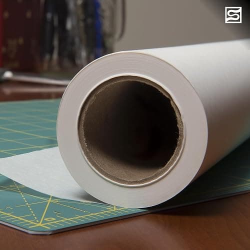 Bienfang Sketching & Tracing Paper Roll, White, 12 Inches x 50 Yards (2-Pack) - for Drawing, Trace, Sketch, Sewing Pattern thumbnail 9