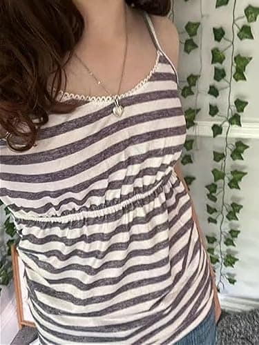 Floral Graphic Crop Tops Women Spaghetti Strap Tank Top Y2k Coquette Bow Tie Camisole Vintage Grunge Streetwear thumbnail 5