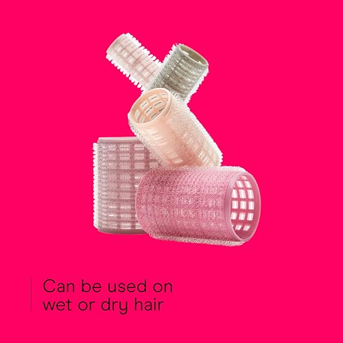 Conair Heatless Curls Hair Roller - 31 Count, Assorted sizes & Colors - Pink, Gray & Purple - Overnight Curl Rollers w/storage case thumbnail 4