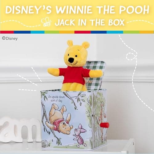 KIDS PREFERRED Disney Baby Winnie The Pooh Jack-in-The-Box - Musical Toy for Babies Multi ,6.5" thumbnail 3