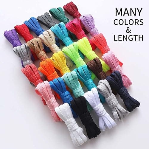 VSUDO Flat Shoe Laces for Sneakers, Shoelaces for Sneakers, Athletic Shoelaces thumbnail 7