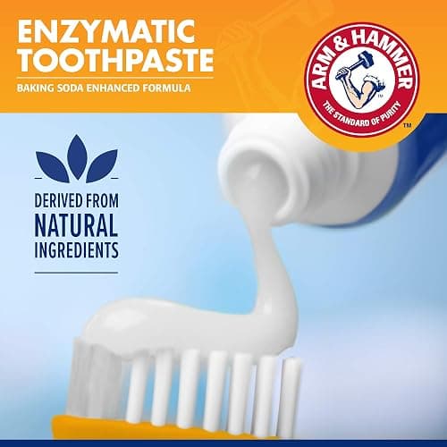 Arm & Hammer for Pets Tartar Control Kit for Dogs Contains Toothpaste, Toothbrush & Fingerbrush Reduces Plaque & Tartar Buildup, 3-Piece Kit, Banana Mint Flavor (Pack of 1) thumbnail 3