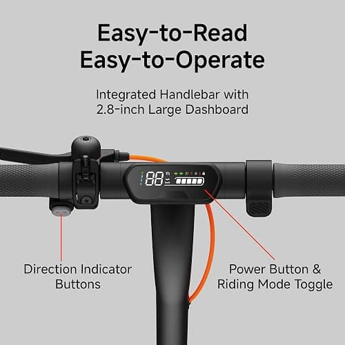 Segway Ninebot E2 Plus II/E2 Pro/E3 Pro Electric Scooter, 15.5–20 MPH, Long Range, Dual Elastomer Suspension (E3 Pro only), Foldable Adult Scooter, UL 2272 & 2271 Certified thumbnail 7