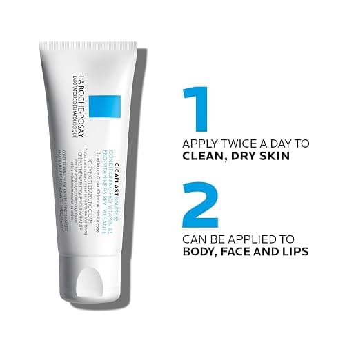 La Roche-Posay Cicaplast Baume B5 Dry Skin Repair Multipurpose Balm Moisturizer & BUNDLE with Lip Balm, For Babies, Children, Adolescents & Adults. Suitable For Sensitive Skin & Fragrance-free thumbnail 5