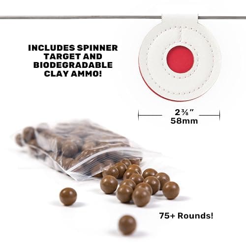 SimpleShot Axiom Ocularis Slingshot with Clay Ammo, Target, and Two Bands for Professional Hunting Target Marksmanship Shooting thumbnail 2