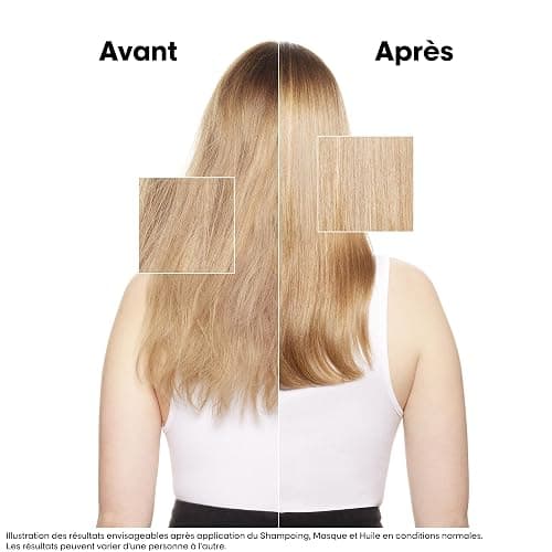 L'OREAL PROFESSIONNEL - Cheveux Secs & Abîmés - Absolut Repair - Nourrit & Répare la Fibre, Protège & Apporte Brillance - Enrichi en Protéines de Blé thumbnail 6