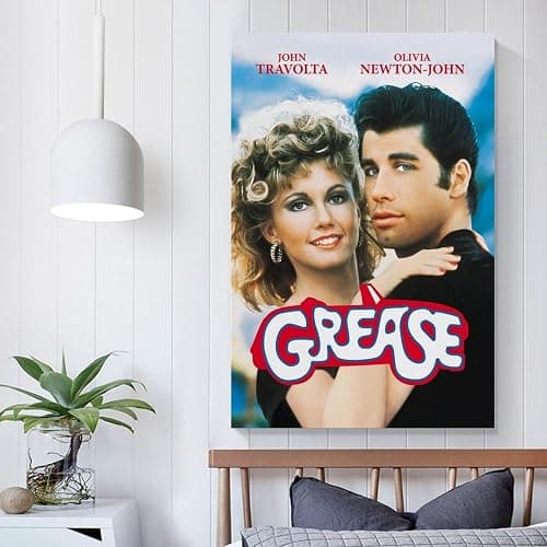 Grease Movie Poster Canvas Art Posters for Room Aesthetic And Wall Art Picture Living Room Decor Poster 08x12inch(20x30cm) Unframe-style thumbnail 5
