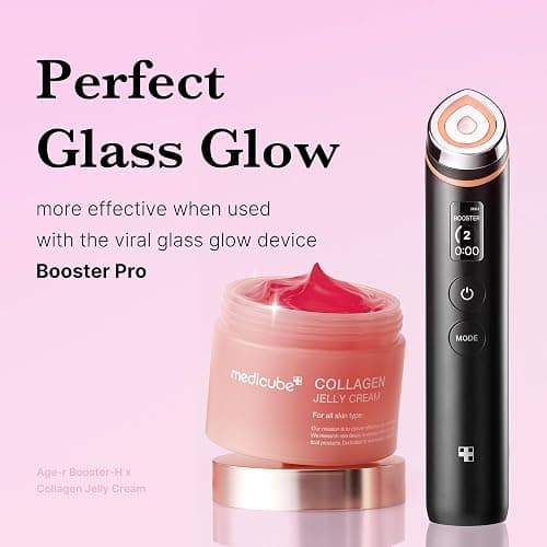 medicube Collagen Jelly Cream- Niacinamide & Freeze-Dried Hydrolyzed Collagen-Boosts skin barrier hydration & gives 24h Glow & Firmer looking skin | No artificial color, Korean skincare (3.71 fl.oz.) thumbnail 7