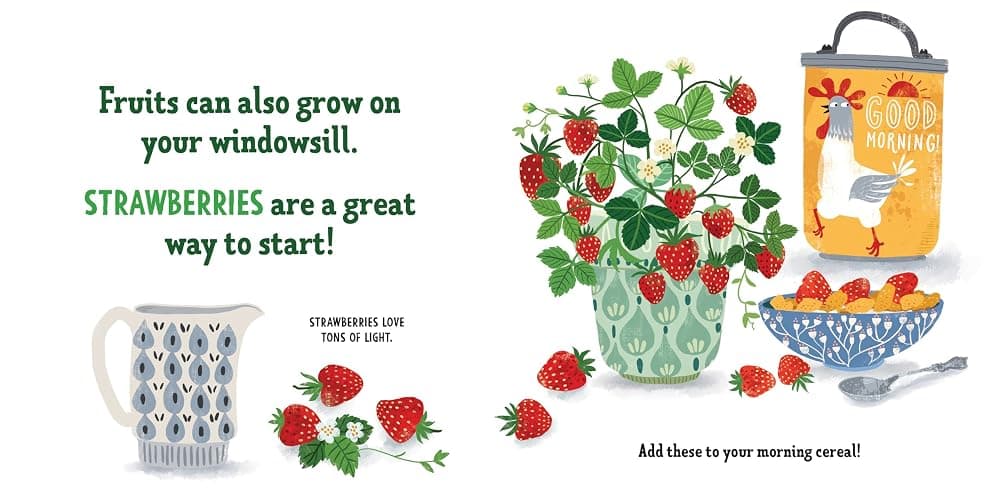 My First Book of Growing Food: Grow Herbs and Veggies with this Eco-Friendly Book for Toddlers (Terra Babies at Home) thumbnail 5