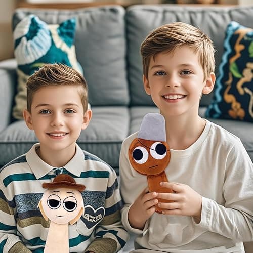 Plush Toys, Horror Games Plushies Toy for Fans, Soft Stuffed Animal Pillow Figure Doll Christmas Birthday Gifts for Adult Kids (10 Pcs) thumbnail 6