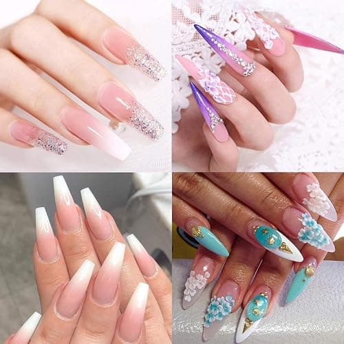 24 Color Acrylic Nail Powder Set, Acrylic Powder Set, Nail DIY Art Design, Acrylic Nail Art 3D Nail Sculpture French Nail Extension, Gift for Women thumbnail 6