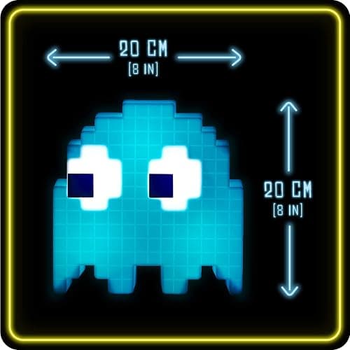 Pac-Man Ghost Light with Color Phasing Modes, Colors Change to Music, USB Powered thumbnail 3