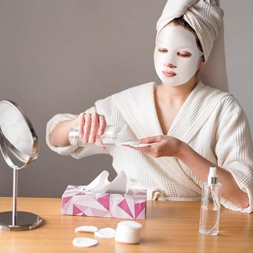 BOHUIZ 2 Pack Silicone Face Mask Cover, Reusable Anti-Wrinkle Face Mask Holder for Sheet Masks Moisturizing Facial Mask Cover Prevent Evaporation Beauty Face Tool Skincare Beauty Spa thumbnail 6