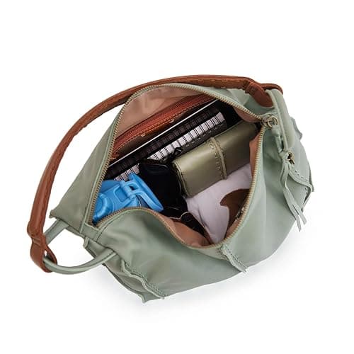 The Sak Los Feliz Hobo Purse - Premium Large Leather Women's Handbag for Everyday & Travel - Durable Purse With Zipper Pocket thumbnail 8