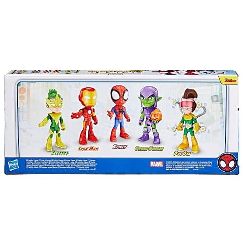 Spidey and his Amazing Friends Hasbro Marvel, Friends & Foes Pack, 5 Action Figures, 4-Inch, Preschool Super Hero Toys for Kids Ages 3 and Up (Amazon Exclusive) thumbnail 15