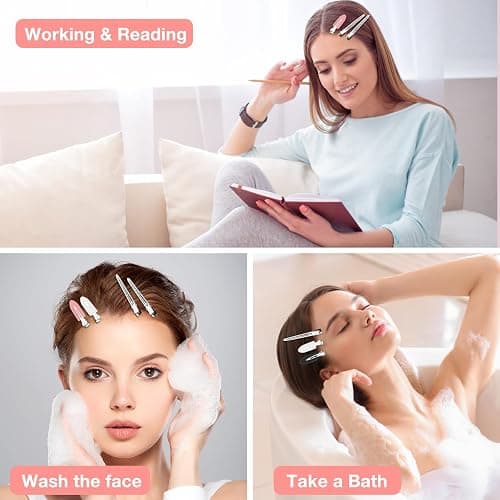 40 Pcs Hair Clips Women Styling, Alligator Metal Hair Clips, Hair Pin Curl Rollers Clips, 34 Pcs 3.5"Duckbill Sectioning Hair Clips and 6 Pcs 2.3"No Crease Clips thumbnail 6