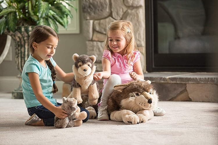 Wild Republic 10963 Wolf Plush, Cuddlekins Cuddly Soft Toys, Kids Gifts, 30 cm,Grey thumbnail 8