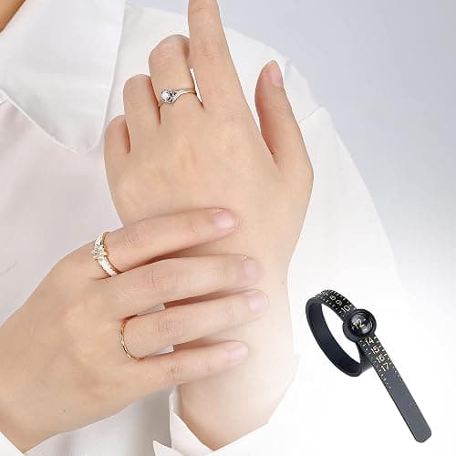 Upgraded Ring Sizer Measuring Set Reusable Finger Size Gauge Measure Tool Jewelry Sizing Tools 1-17 USA Rings Size thumbnail 5