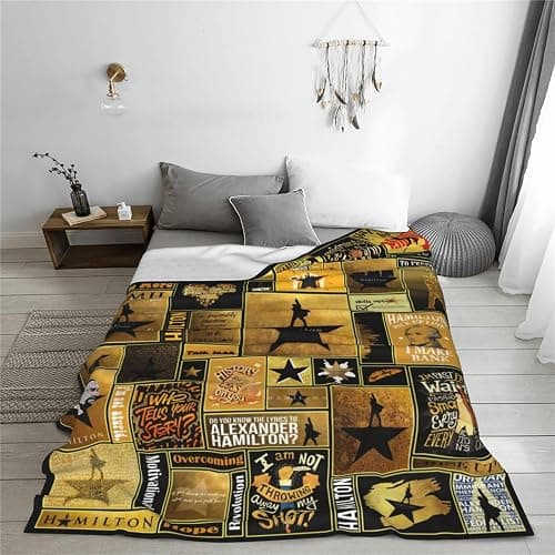 Musical Blanket Musical Throw Blanket Warm Ultra Soft Flannel Blanket Living Room Bedroom Sofa Decoration 50"X40" thumbnail 2