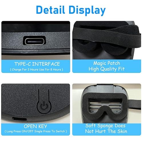 Depointer Life LED Mask Light up Masks With Gesture Sensing,Teen Boys Gifts Perfect Gifts for Halloween Christmas Birthday thumbnail 3