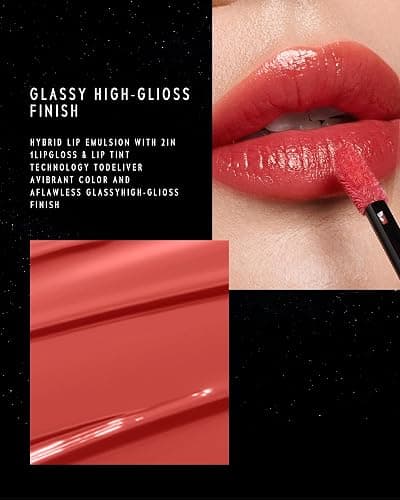 TIMEPHORIA STELLAR DUST LIP STAIN-Long Lasting, Waterproof and Transferproof Lip Tint, Glossy Finish Lip Gloss, Lightweight Lipstick, High Coverage, Stocking Stuffers For Teen Girls (004 Mauvion) thumbnail 6