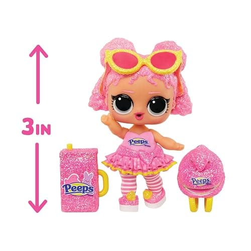 LOL Surprise Loves Mini Sweets - Peeps Fluff Chick with Collectible Doll, 7 Surprises, Spring Easter Theme, Peeps Limited Edition Small Doll - Great Toy Gift for Girls Age 4+ thumbnail 2